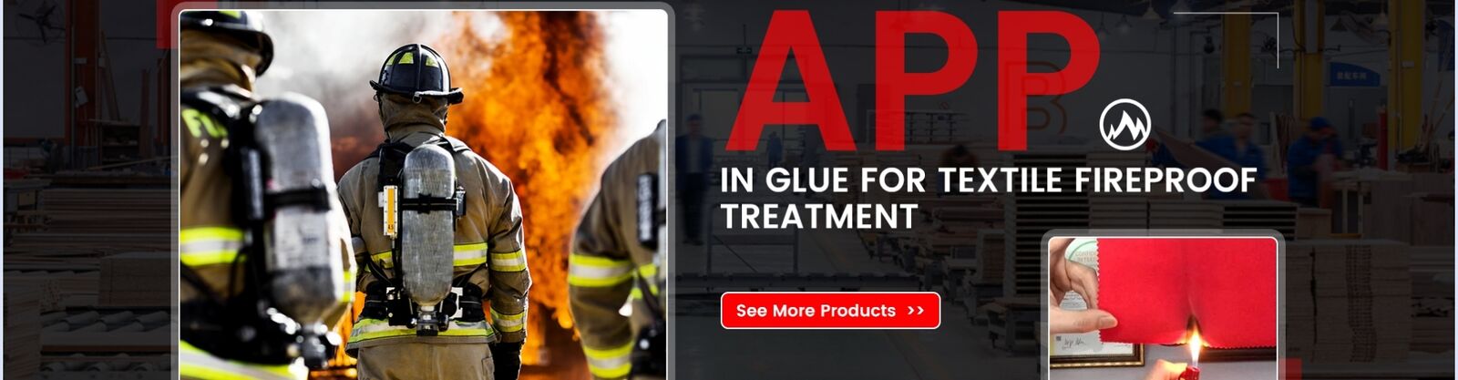 کیفیت مقاوم در برابر شعله پلی فسفات آمونیوم کارخانه